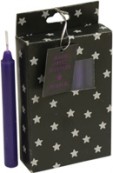 Pack of 12 Small Spell Candles - Purple